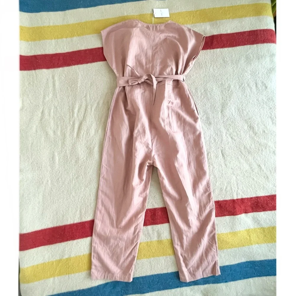 NWT Rujuta Sheth Venus jumpsuit in dusty pink - Picture 8 of 13
